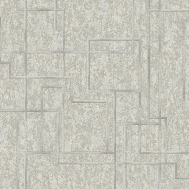 Beige Embossed Octagon Adawall Wallpaper 1202-3
